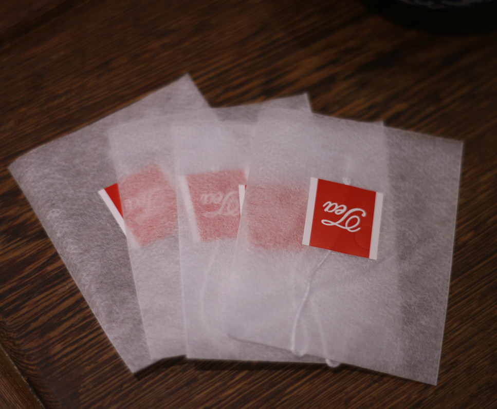 Premade PLA Non Woven Biodegredable Pyramid Tea Bag (Food Grade)